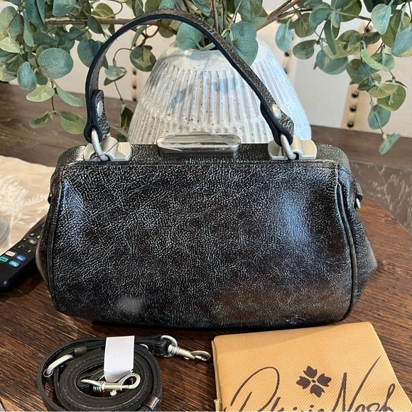 NWT Patricia Nash Gracie Brown and Turquoise Tooled Leather Bag - Picture 7 of 10